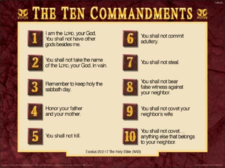 10+commandments+for+children+catholic