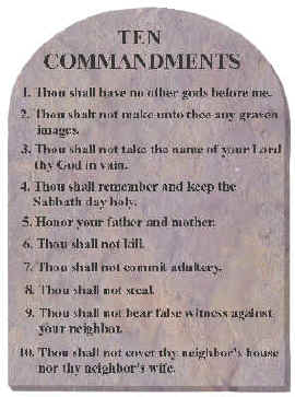 Decalogue: Ten Commandments