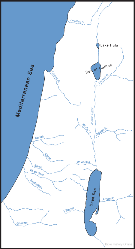 Bodies of Water in Palestine