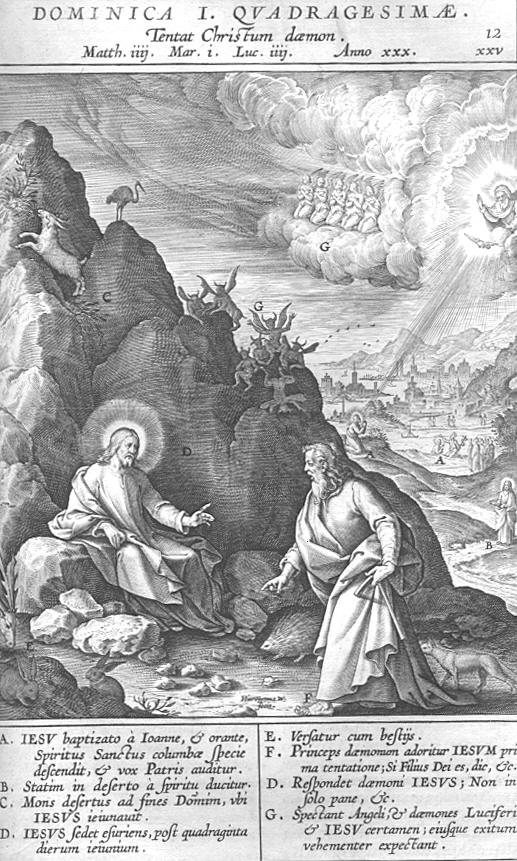 the temptation of jesus in the desert story